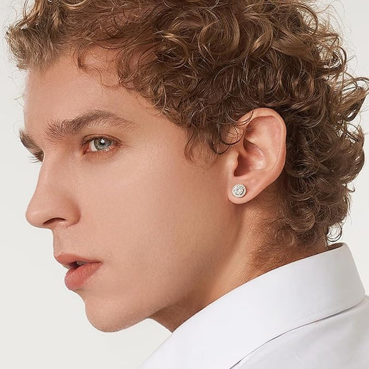 Timeless Elegance: Menβs Round Diamond Studs