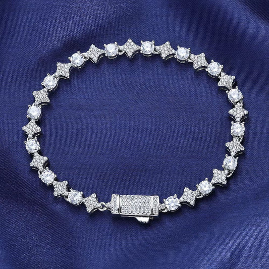 Luxury Round Cut Tennis Bracelet β Perfect for Any Occasion