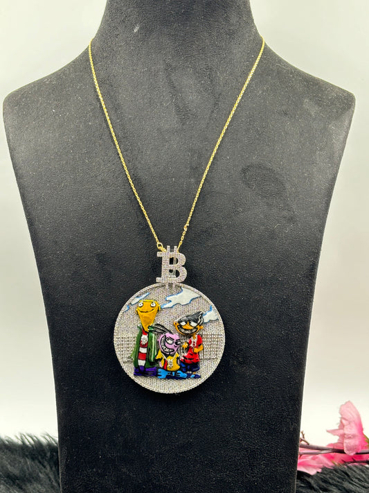 Real Moissanite Rapper Custom Hip Hop Iced Out 925 Sterling Silver Pendant