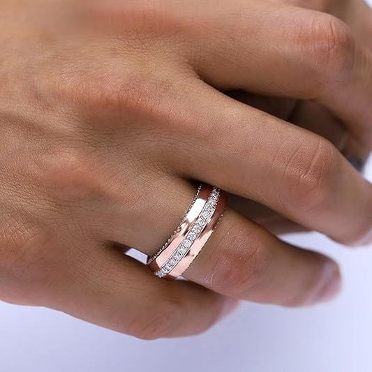 Classic Diamond Band for Men β Sophisticated & Stylish - BerylcraftsClassic Diamond Band for Men β Sophisticated & StylishMen's Ring