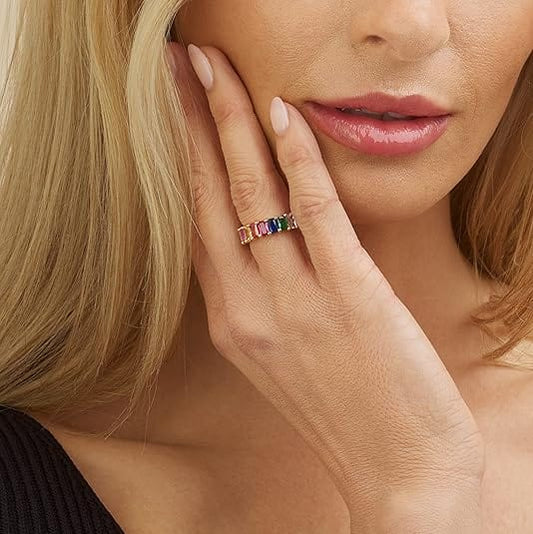 Unique Baguette Sapphire Engagement Ring β A Statement of Style - BerylcraftsUnique Baguette Sapphire Engagement Ring β A Statement of StyleWomen's