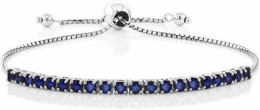 Twilight Sparkle: Round Sapphire Bolo Bracelet