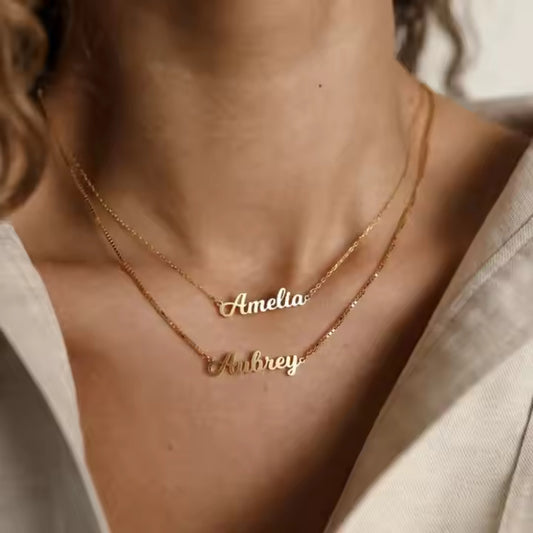 Personalized Sterling Silver Name Necklace for Women – Custom Name Jewelry