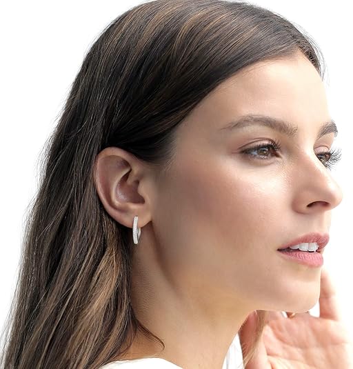 Radiant Round-Cut Diamond Hoop Earrings for Every Occasion