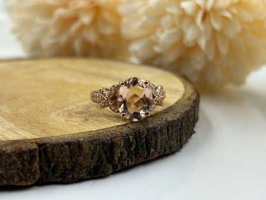 Glamorous Brown Diamond Ring – Perfect for Engagement