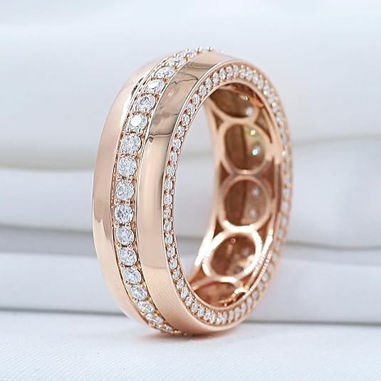 Classic Diamond Band for Men – Sophisticated & Stylish - BerylcraftsClassic Diamond Band for Men – Sophisticated & StylishMen's Ring