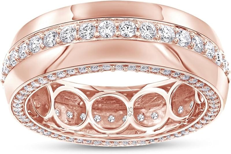 Classic Diamond Band for Men – Sophisticated & Stylish - BerylcraftsClassic Diamond Band for Men – Sophisticated & StylishMen's Ring