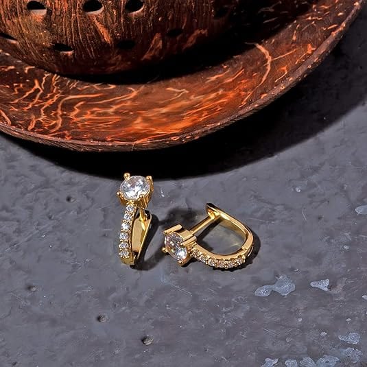 Exquisite Round Cut Diamond Hoops – A Unique Sparkle for Any Occasion - BerylcraftsExquisite Round Cut Diamond Hoops – A Unique Sparkle for Any OccasionWomen's