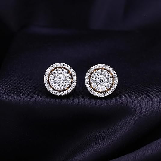 Flawless Round Cut Diamond Studs – High - Quality & Elegant - BerylcraftsFlawless Round Cut Diamond Studs – High - Quality & ElegantWomen's