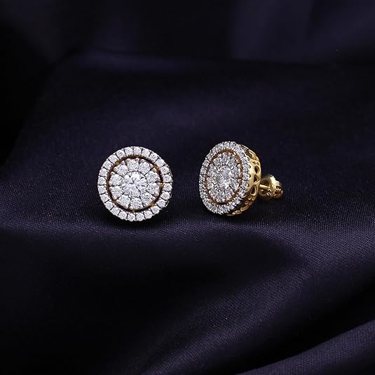 Flawless Round Cut Diamond Studs – High - Quality & Elegant - BerylcraftsFlawless Round Cut Diamond Studs – High - Quality & ElegantWomen's