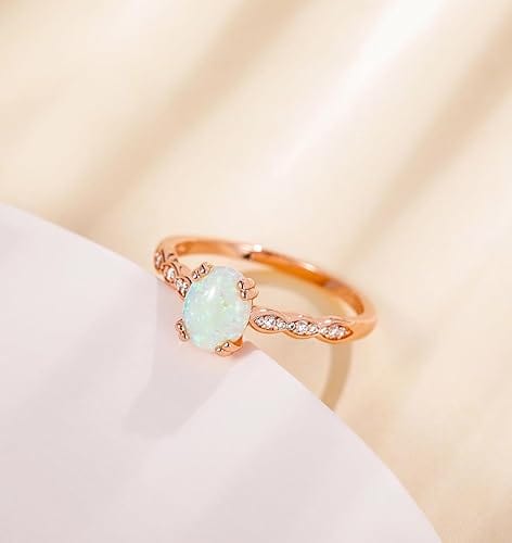Minimalist Oval Fire Opal Ring – Elegant Engagement Jewelry - BerylcraftsMinimalist Oval Fire Opal Ring – Elegant Engagement JewelryWomen's Ring