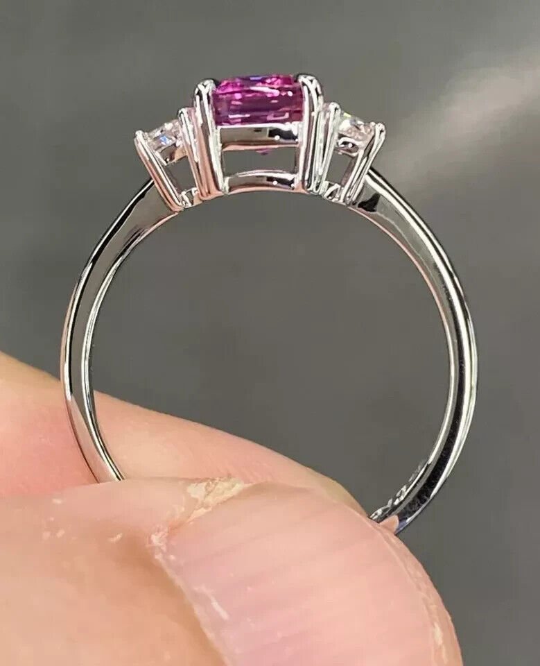 Romantic Cushion Cut Pink Sapphire Ring – A Love Story in Gemstone - BerylcraftsRomantic Cushion Cut Pink Sapphire Ring – A Love Story in GemstoneWomen's Ring