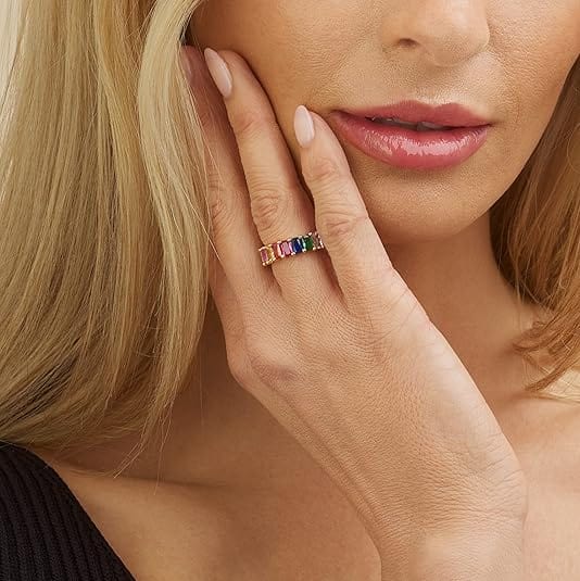 Unique Baguette Sapphire Engagement Ring – A Statement of Style - BerylcraftsUnique Baguette Sapphire Engagement Ring – A Statement of StyleWomen's