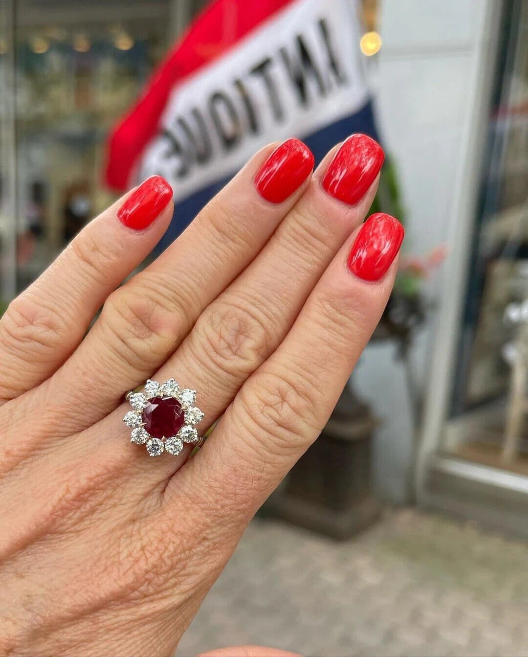 Vintage - Inspired Round Cut Ruby Ring – Sophisticated & Unique - BerylcraftsVintage - Inspired Round Cut Ruby Ring – Sophisticated & UniqueWomen's Ring